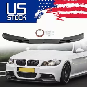Labio divisor de parachoques delantero de carbono para BMW Serie 3 E90 E91 LCI 325i 335i 2009-12 - Imagen 1 de 10