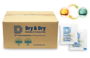 Paquetes de gel de sílice indicador naranja de grado alimenticio "seco y seco" de 5 gramos X 3000 PK - Imagen 1 de 9