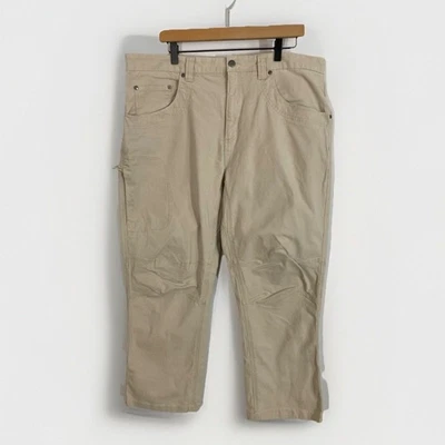 Mountain Khakis Pants 40X30 Tan Canvas Classic Fit Straight Leg Cargo Workwear - Image 1 of 4