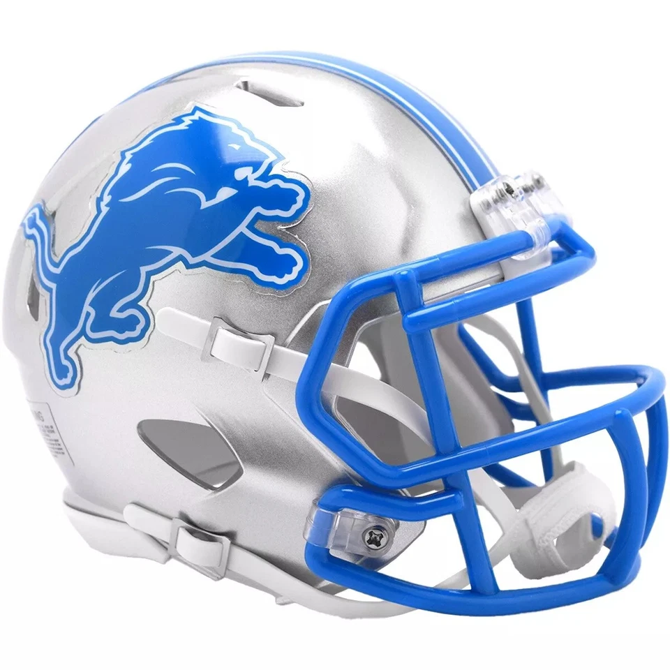 Detroit Lions Riddell Speed Mini Helmet New In Box - Image 1 of 1