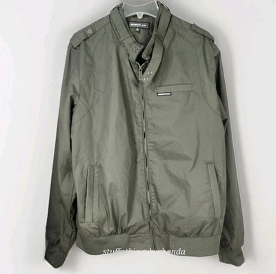 Chaqueta Bomber Racer Iconic Members Only Cremallera Completa Talla XL Foto 1 de 4