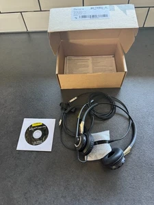 Jabra BIZ 2400 Duo USB NC Mikrofon Open Box, Brandneu Getestet Fehlende Mikrofonhülle Tasche - Bild 1 von 3