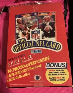 NUEVO 1989 NFL Pro Set Serie 2 Caja de Fútbol Americano - Barry Sanders, Aikman, Deion RCs! - Imagen 1 de 1