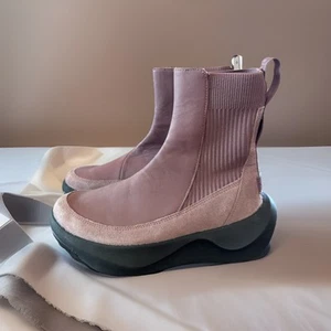 The North Face HALSEIGH wasserdichte Damen-Schneestiefel Strick hellmauve Größe 7,5 - Bild 1 von 10