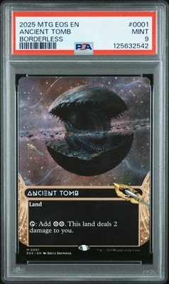 Ancient Tomb (0001) Borderless Edge of Eternities Stellar Sights Regular PSA 9 - Image 1 of 2