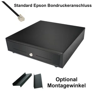 Aktion: Kassenlade Kassenschublade Geldlade CB-410 schwarz Bondruckeranschluss - Bild 1 von 5