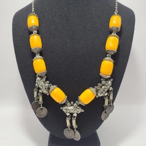 Collar de cuentas yemení vintage - Imagen 1 de 12