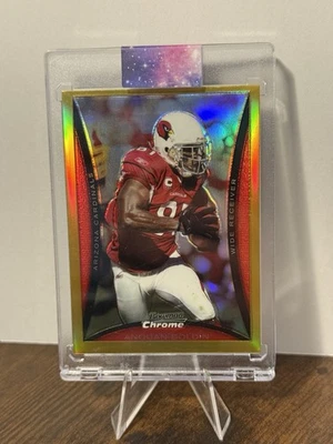 2008 Bowman Chrome Anquan Boldin Gold Refractor /50 BC168 Cardinals - Image 1 of 2