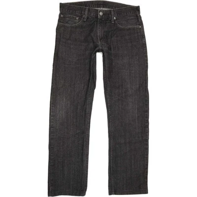 Levi's 514 Men Charcoal Straight Slim Jeans W32 L30 (82802) - Image 1 of 4