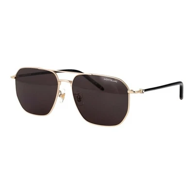 NUEVO Gafas de sol Mont Blanc MB0367SA-001 60 mm 100 % auténticas Foto 1 de 4