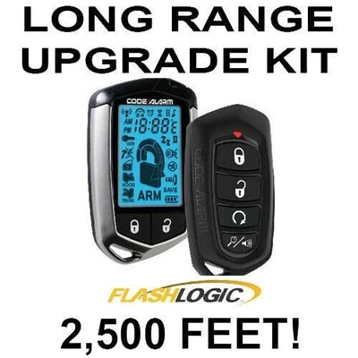 AUDIOVOX J's Alarms 2 Way LCD Add On Range Extender Kit To Flashlogic Remote Starts CA2
