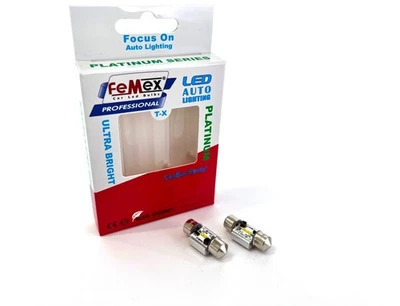 31mm LED Coche Led Bombillas C10W C5W FEMEX 6000K Interior-Estacionamiento-Eq... - Imagen 1 de 4