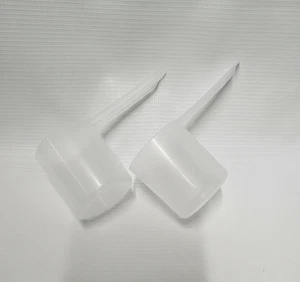 2 neue klare Kunststoff Messlöffel 75 CC - 75ml kostenloser Versand - Bild 1 von 5