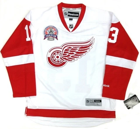PAVEL DATSYUK DETROIT RED WINGS 2002 STANLEY CUP REEBOK PREMIER JERSEY Cover