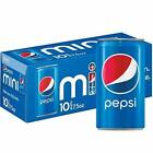 Pepsi Soda 7.5 Ounce Mini Cans 10 Pack pack of 4 total 40