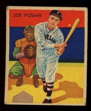 1934-36 Diamond Stars #8 Joe Vosmik VG Nice Appeal