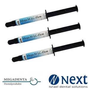LOTEx3 Dental Mega M Lc flujo luz curado modelado resina gel soldadura fijación 3 g - Imagen 1 de 1