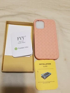 FYY Iphone 12 Max 6.1" Anti-Bacterial Phone Case - Rose Gold - Picture 1 of 5