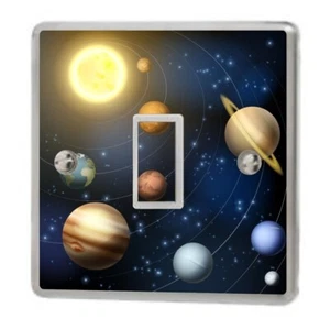 Planets Space Light Switch Sticker Vinyl / Skin Cover sw49 - Picture 1 of 4