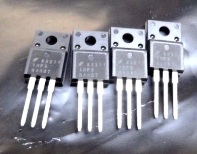 FAIRCHILD INDUSTRIES pack of 4 IRFS840BT IRFS840 Mosfet 500V 8A TO220F isolated version of IRF840
