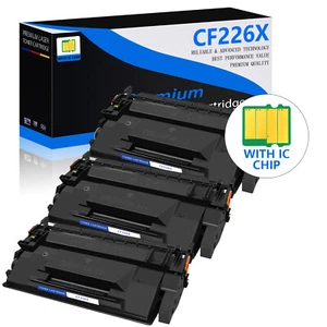 3PK CF226X 26X Kaseta z tonerem do HP LaserJet Pro M402 M402dn MFP M426 M402dw - Zdjęcie 1 z 23