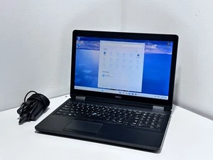 Dell Latitude E5570 Laptop i5-6300HQ 8GB RAM 256GB SSD Windows 11 Pro Backlit - Picture 1 of 10