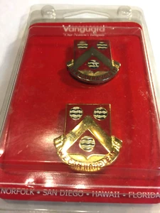 US Army 498th Support BN clutch back DUI (pair) - Picture 1 of 4