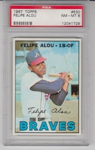 1967 Topps Felipe Alou #530 PSA NM-MT 8