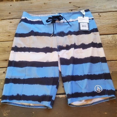 Volcom Mens 28 Board Shorts Swim Trunks 4 Way Stretch Lido Bandito NWT - Image 1 of 4