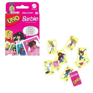 UNO Barbie Standard Game with Exclusive Wild Card Rule for 2 to 10 Players - Picture 1 of 4