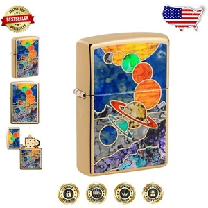 Classic Zippo Lighter in High Polish Brass - Lifetime Guarantee Included - Picture 1 of 8