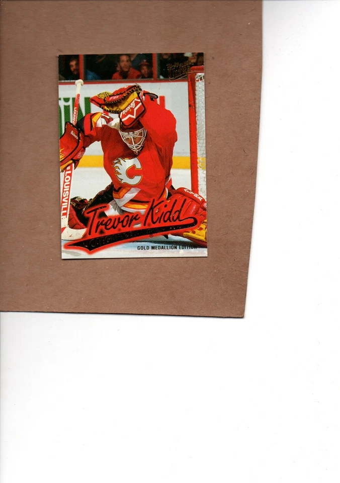 1996/97 fleer ultra gold card 25 trevor kidd calgary flames - Image 1 of 1