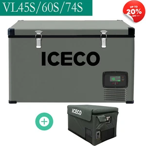 ICECO 45/63/68 Portable Car Fridge Freezer Truck Refrigerator Camping 12V/240V - Picture 1 of 37