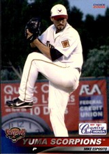 2008 Yuma Scorpions Choice #7 Mike Esposito Gilbert Arizona AZ Baseball Card