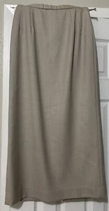 Pendelton Größe 6 hellbraun 100 % Schurwolle gerader Rock lang Vintage - Bild 1 von 3