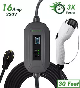 16 AMP Level2 Elektrofahrzeug Ladegerät 220 V ELEKTROAUTO EV Ladegerät 30 40, 50 Fuß - Bild 1 von 24