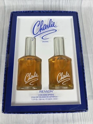 Charlie by Revlon x2 Eaux De Toilette Spray Conjunto de Perfume (1,3 fl oz cada) Novo - Imagem 1 de 3
