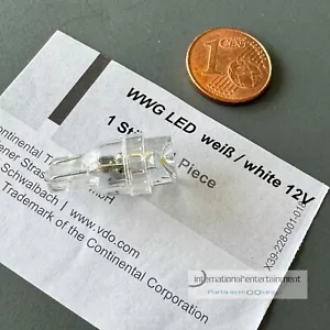 VDO BELEUCHTUNG LED GLÜHLAMPE WEISS 12V für diverse ZUSATZ INSTRUMENTE - Picture 1 of 2