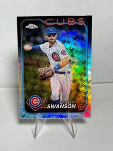 2024 TOPPS CHROME LOGOFRACTOR JUSTIN STEELE  CHICAGO CUBS #258 - Picture 1 of 2