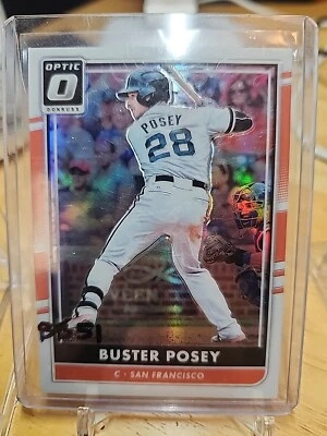 2016 BUSTER POSEY PANINI DONRUSS OPTIC #155 SAN FRANCISCO GIANTS - Image 1 of 4
