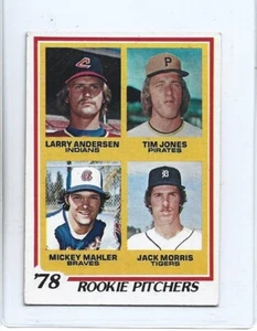 1978 Topps Rookie Pitchers Baseball Card #703-Jack Morris ROOKIE - Picture 1 of 2