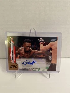 Israel Adesanya 2020 Topps UFC Gold Auto 22/25 - Bild 1 von 8