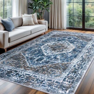 KOZYFLY Boho Area Rug 6x9 Ft Rugs for Living Room Washable Bedroom Rug Non Sl... - Picture 1 of 8