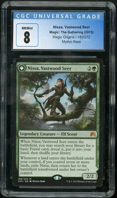 NISSA, VASTWOOD SEER (2015) Magic: The Gathering Mythic Rare 189/272 CGC 8 NM/MT - Image 1 of 2
