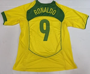 BRASILIEN 2004-2006 HOME #9 RONALDO FUSSBALLTRIKOT FOOTBALL SHIRT NIKE Gr. XL - Bild 1 von 15