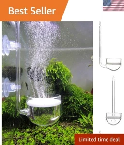 CO2 Diffuser Glass 1.6'' for 50-70 Gallon Aquarium Planted Tank Efficient Growth - Picture 1 of 6