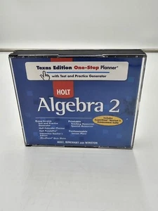 Holt Algebra 2 Texas Teacher's Edition One-Stop Planner 3 CD-ROMs - Picture 1 of 4