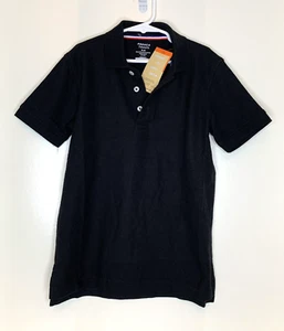 French Toast NWT Medium 8 M SA9084 black School Uniform Short sleeve polo shirt - Picture 1 of 4