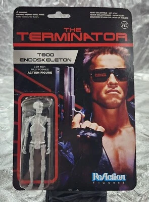 T800 Endoskeleton 3 3/4 in ReAction Figures - Image 1 of 2