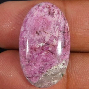 Wholesale 15.95Cts. Natural Amazing Pink Cobalto Calcite Oval Cabochon Gemstone - Picture 1 of 3